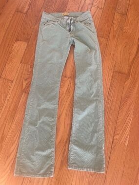 Y2k Nine DMBM Light Sage Green Fine Corduroy Pants